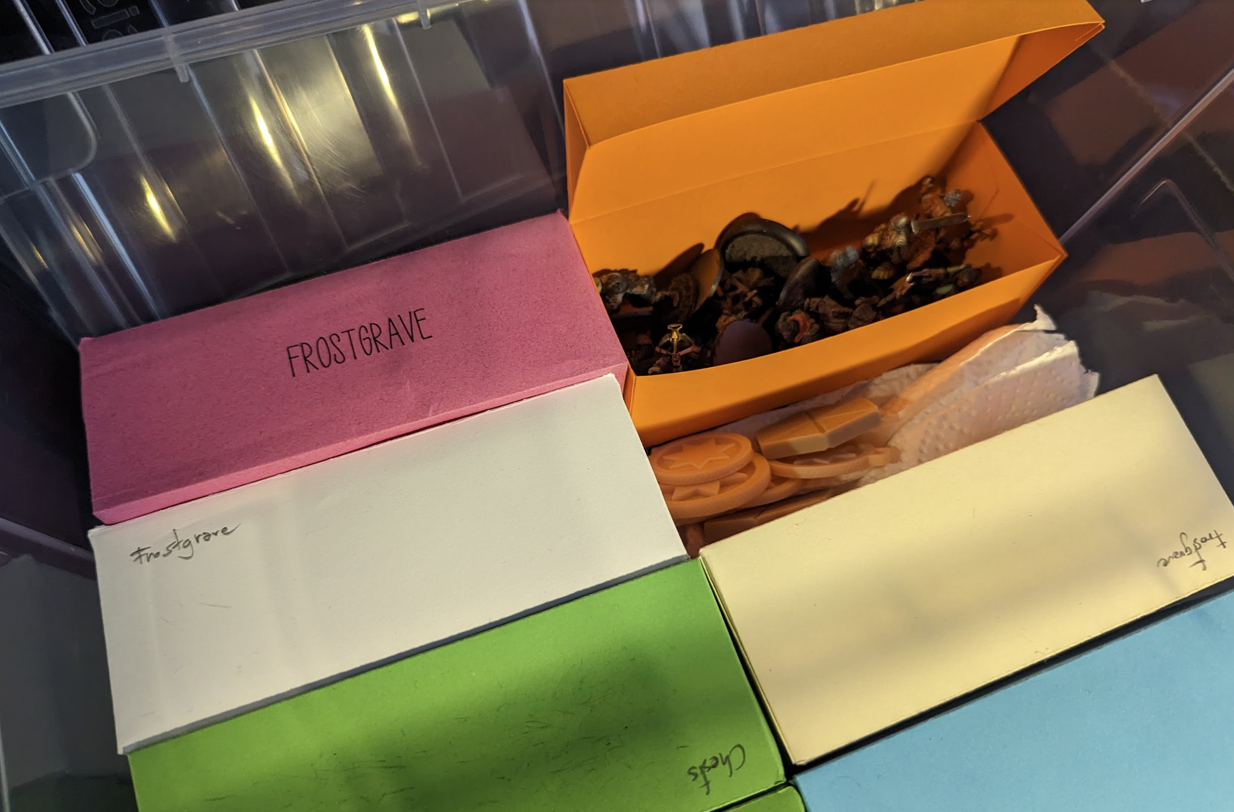 The result: boxes